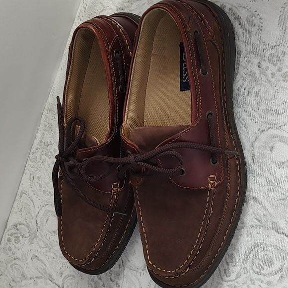 Yachting Suede Leather Boat Shoes Bass- Cardiff 9M - Picture 3 of 7